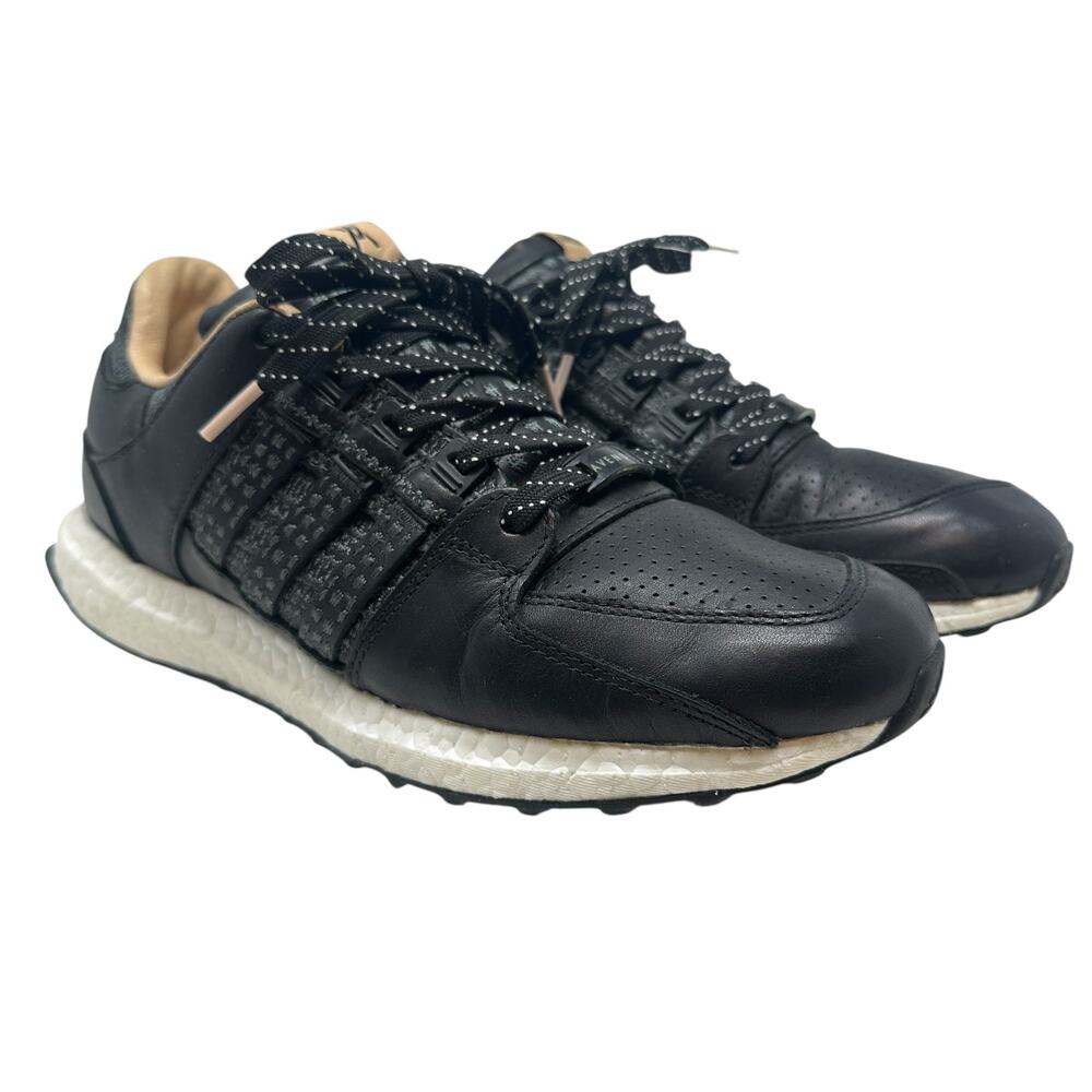 Adidas Consortium Equipment Support 93/16 x Avenue Black Leather Sneakers 9.5